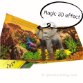 Livres d'image de planche 3D Impression pour les enfants